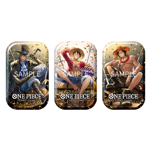 One Piece TCG - Tin Pack Set Vol.2 (TS-02) - Single Sealed Tin (English) - Three Brothers Edition with OP-13 Packs!